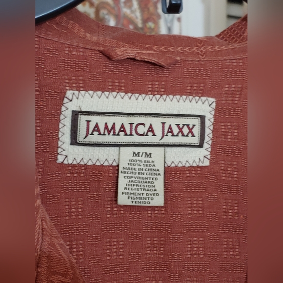 Silk button down shirt. - Picture 5 of 5